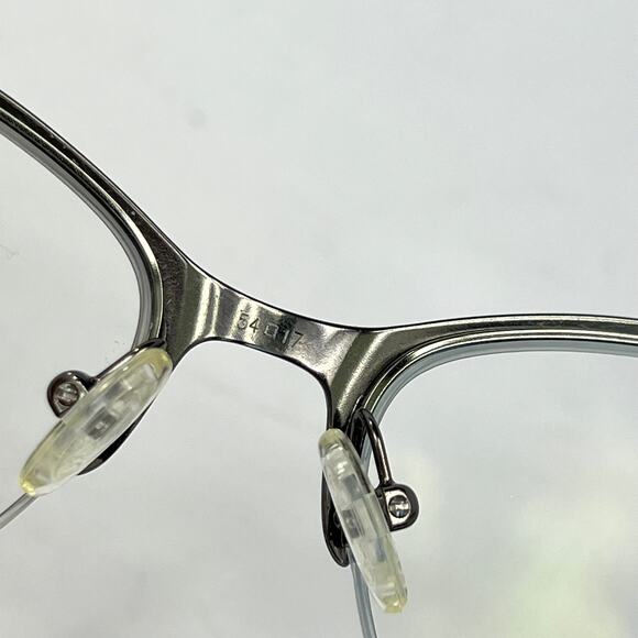 PRADA VPR 60P FAR-101 Black Half Jacket FRAMES ONLY  Orange Interior 54-17-140 - Picture 11 of 16